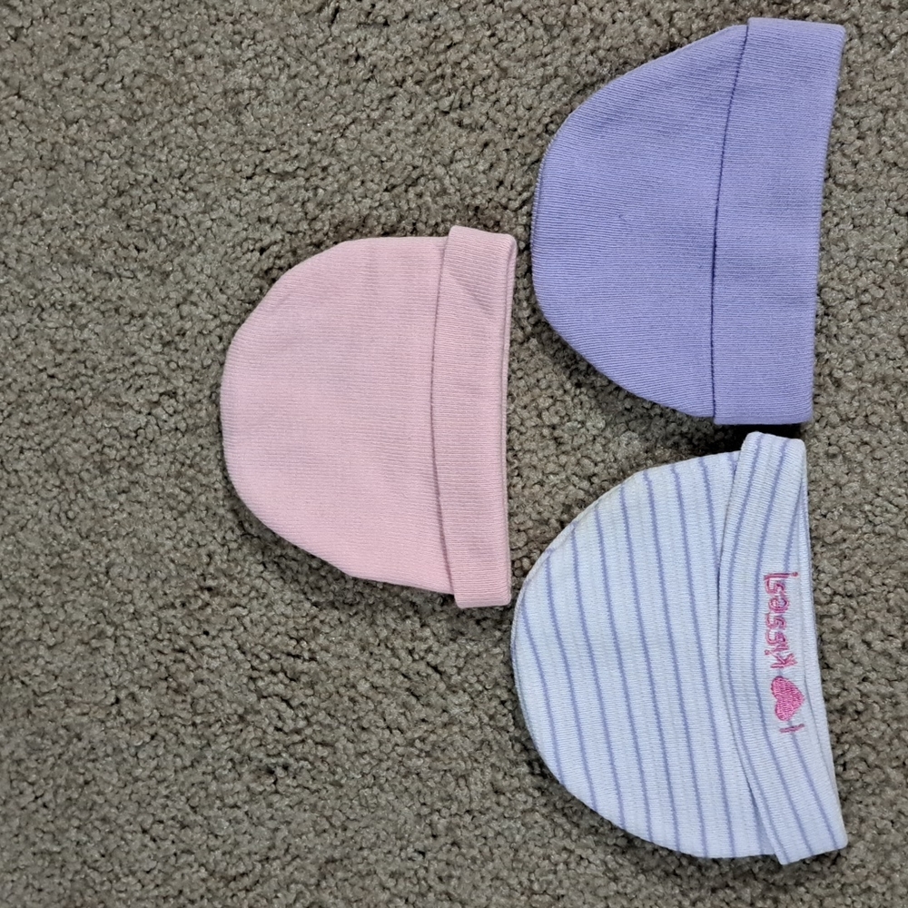 Infant Beanie Hat Set of 3